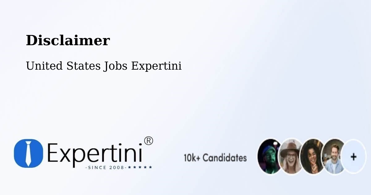 Disclaimer – Pleasant View - United States Jobs Expertini